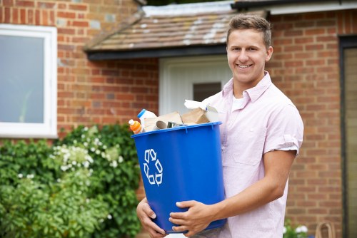 Clean, organized living space after furniture disposal in Stjohnswood